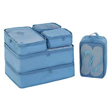 JJ POWER Travel Packing Cubes, Luggage Organizers with Shoe Bag