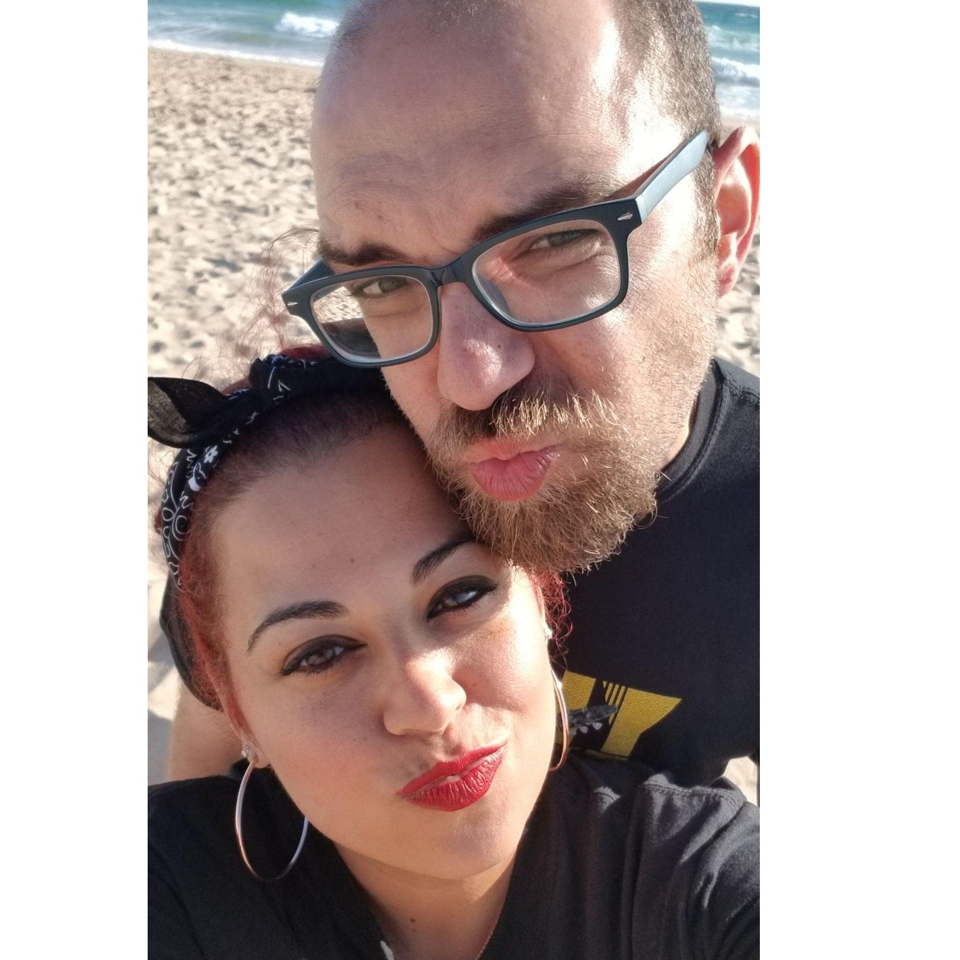 Visiting one of Portugal's beautiful beaches for an afternoon stroll. And André let me drive his car. He doesn't let anyone drive his car. That day I knew I was special.