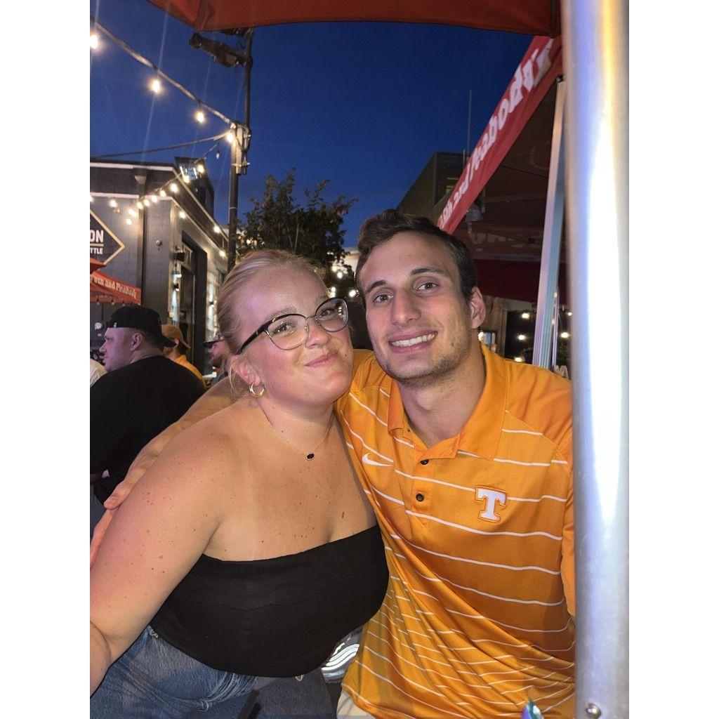 Many times we left the house to cheer on the VOLS!