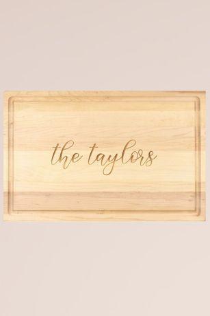 Personalized Wood Cutting Board