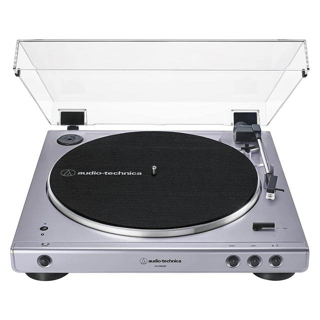 Audio-Technica AT-LP60XBT Fully Automatic Bluetooth Belt-Drive Stereo Turntable, Lilac
