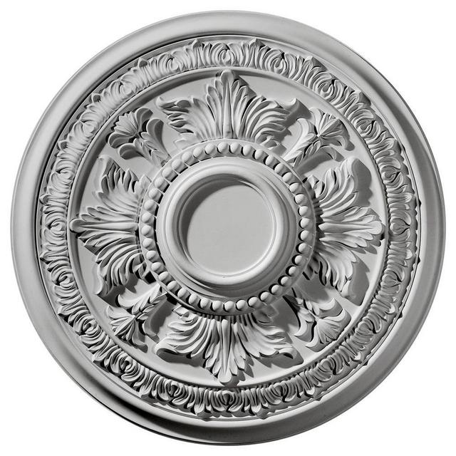 30-5/8" x 2-1/2" Tellson Urethane Ceiling (Fits Canopies up to 6-3/4"), Primed White