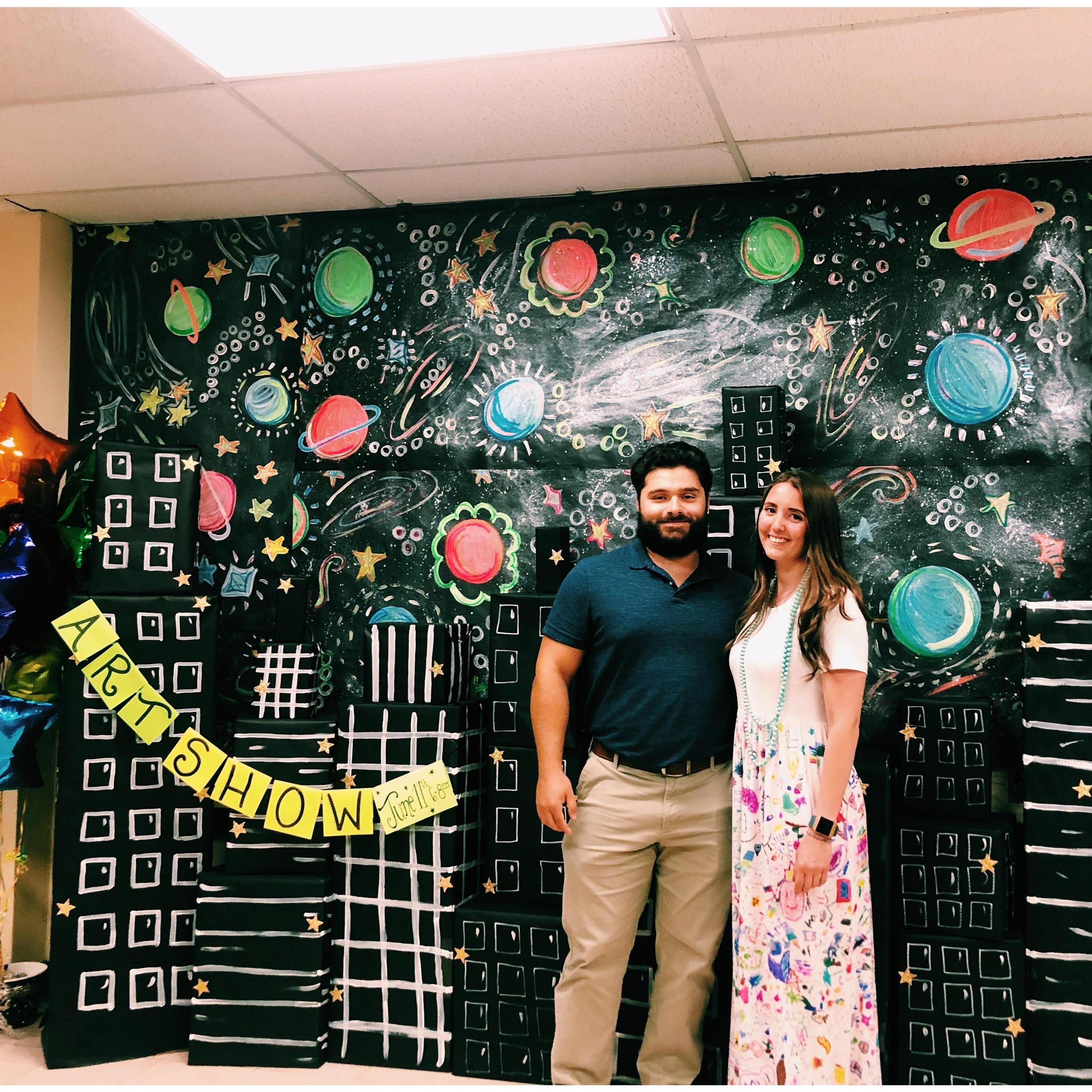 Lindsey's first Art Show 2019