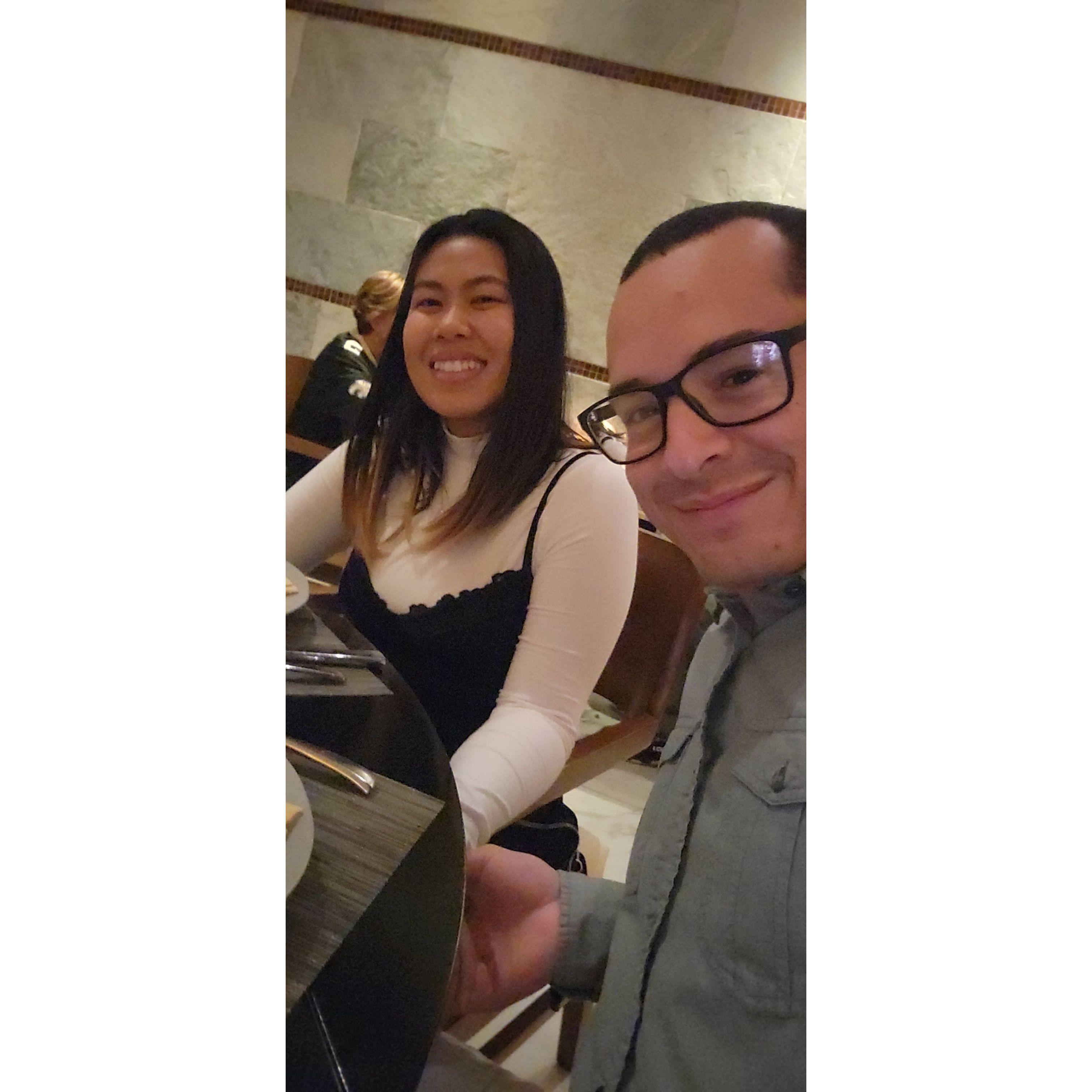 Jasmine's 24th birthday dinner.