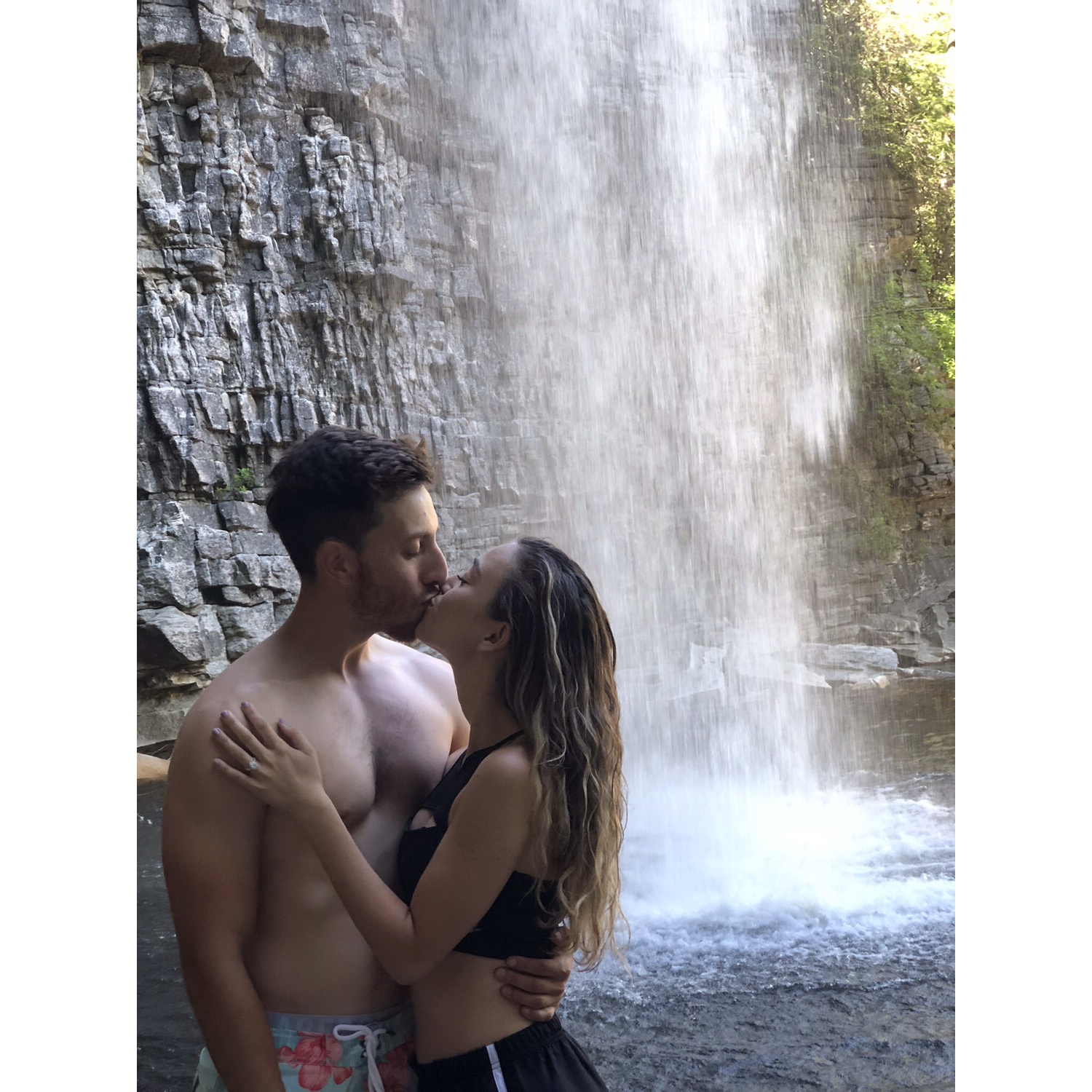 right after saying " YES " !