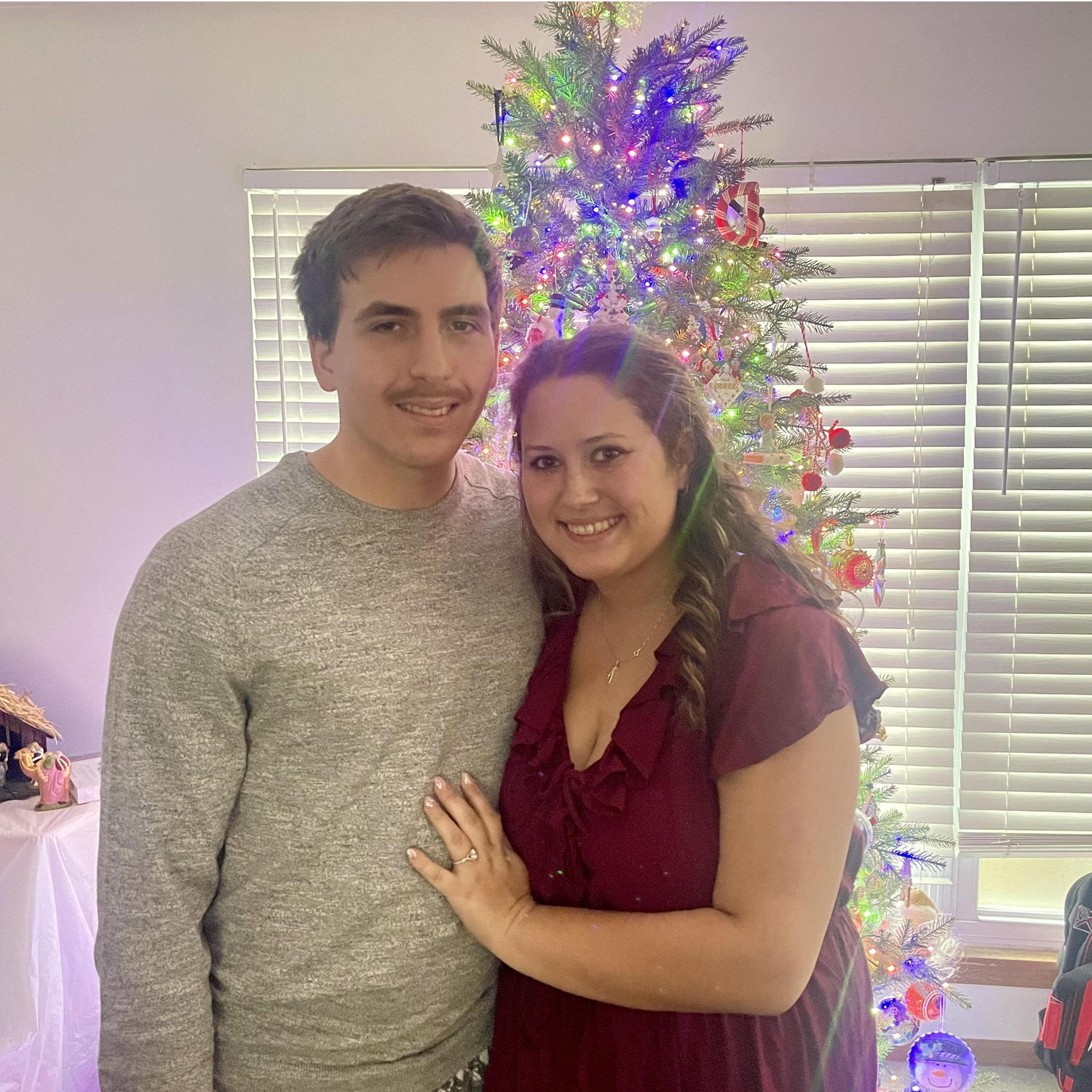 December 2023 - Our first Christmas as an engaged couple!
