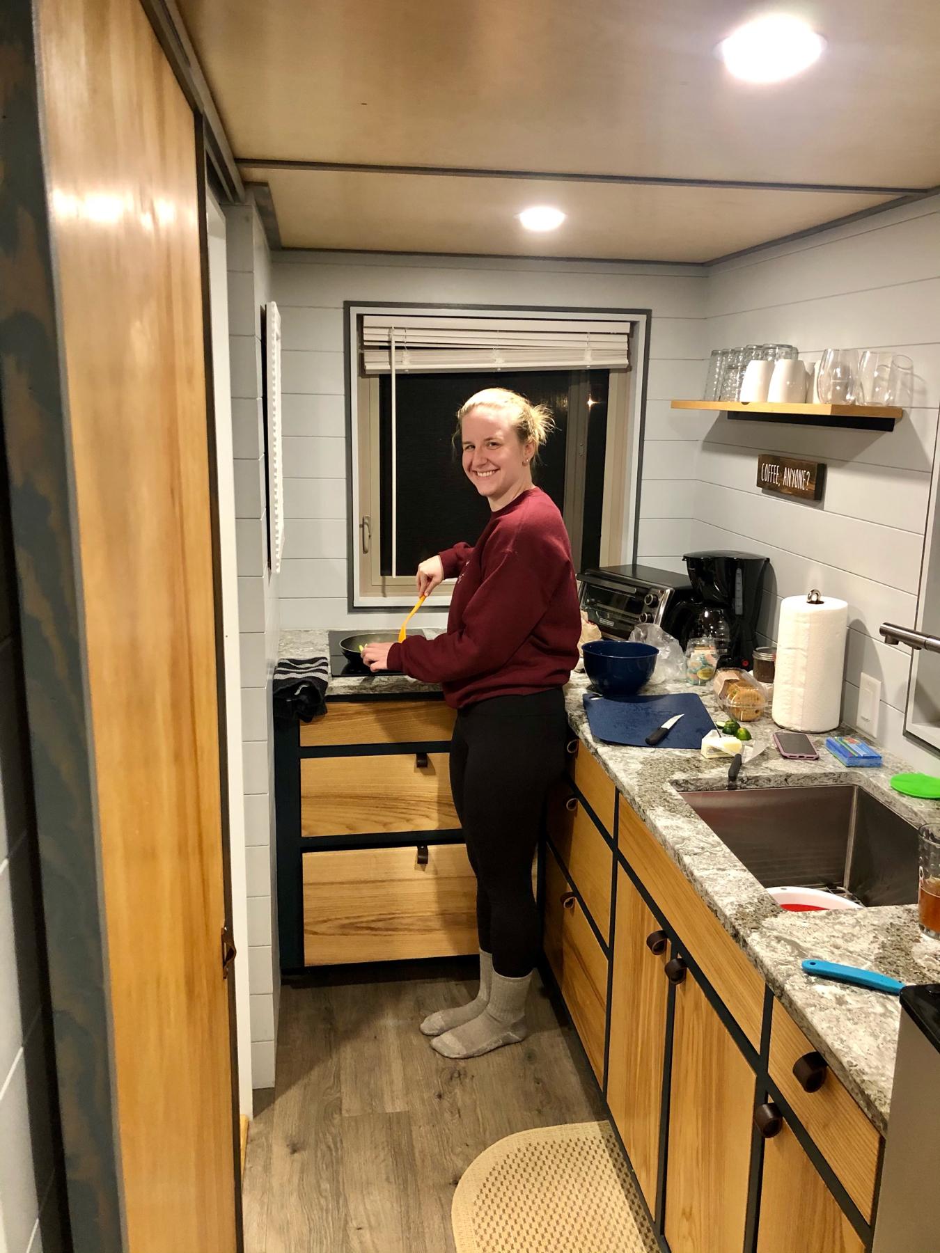 Tiny home cooking