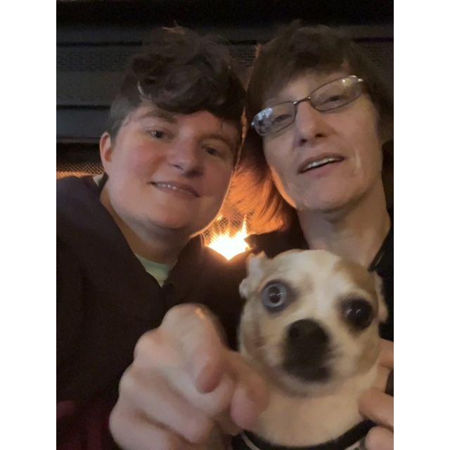 Thanksgiving after cooking all day together