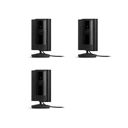 Ring Indoor Cam (2nd Gen) | latest generation, 2023 release | 1080p HD Video & Color Night Vision, Two-Way Talk, and Manual Audio & Video Privacy Cover | 3-pack, Black