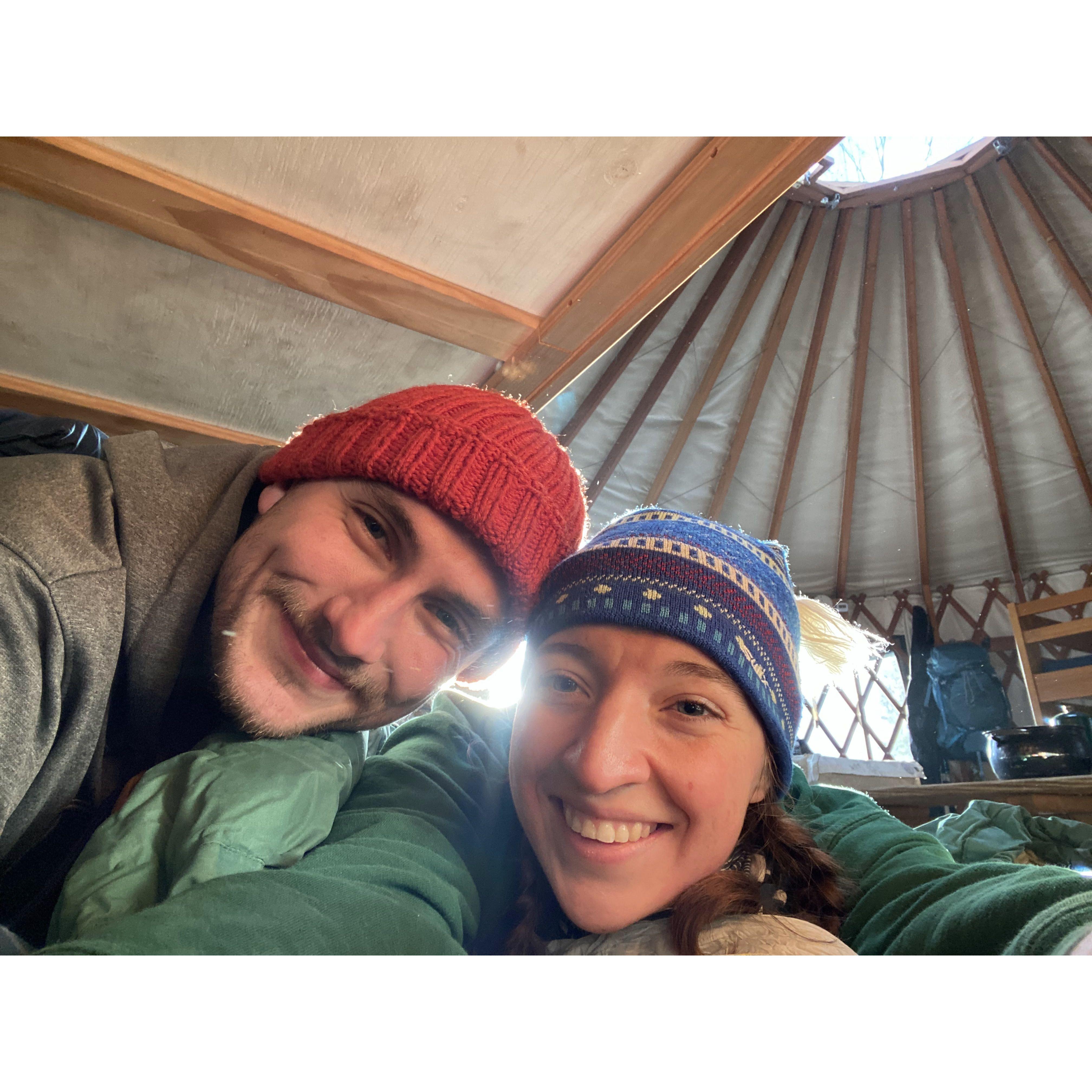 Our yurt weekend :))