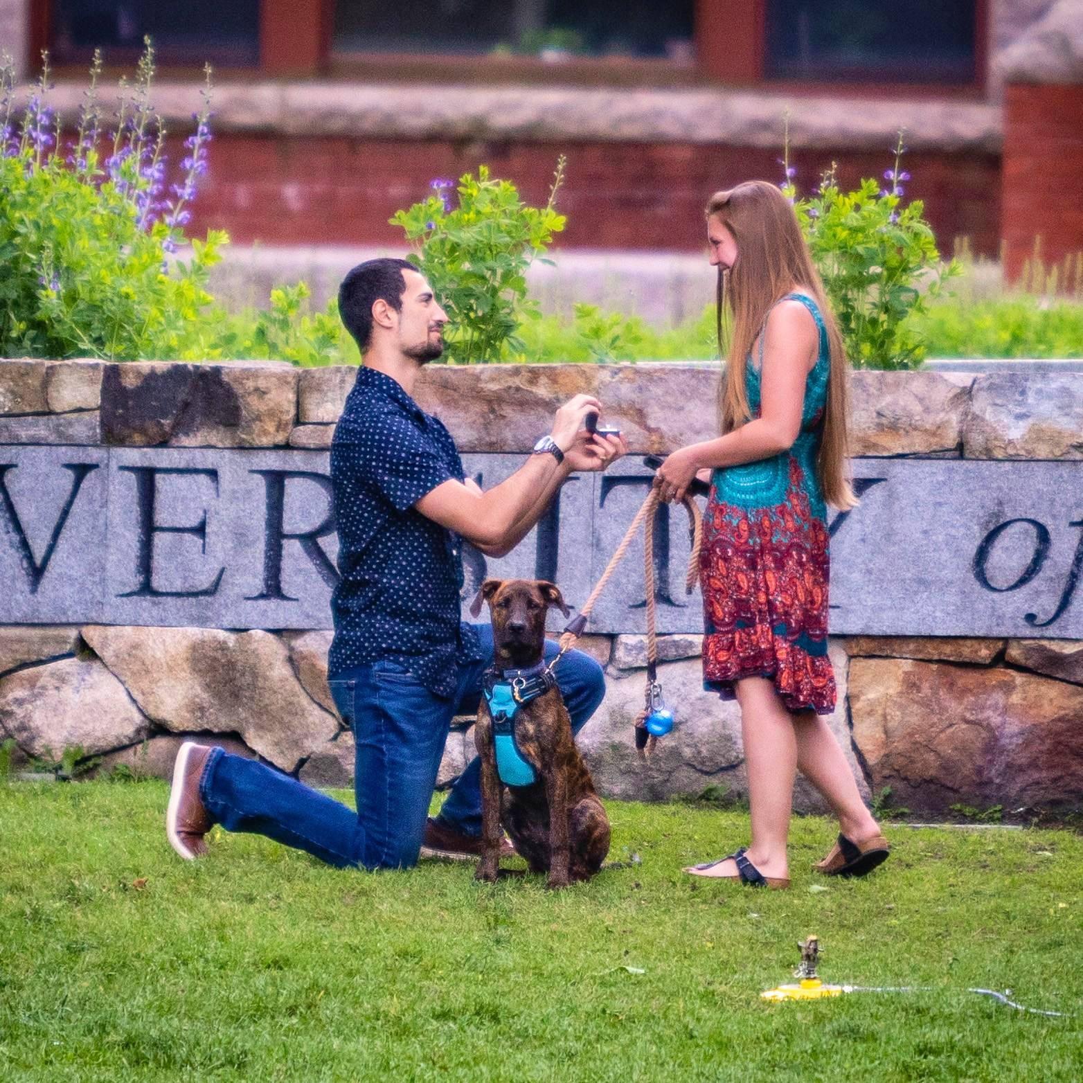 University of New Hampshire - 2021
Zach proposed on T-Hall Lawn at UNH where we first met!