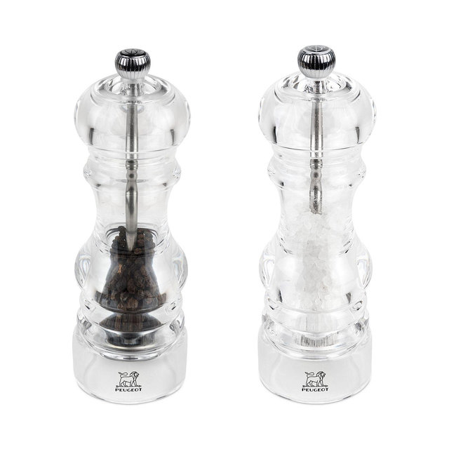 Peugeot Paris Nancy Duo Salt and Pepper Set Acrylic, 7"