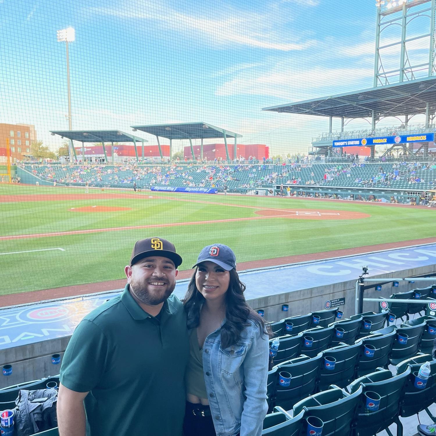 We love baseball! Sloan Park - Mesa, AZ