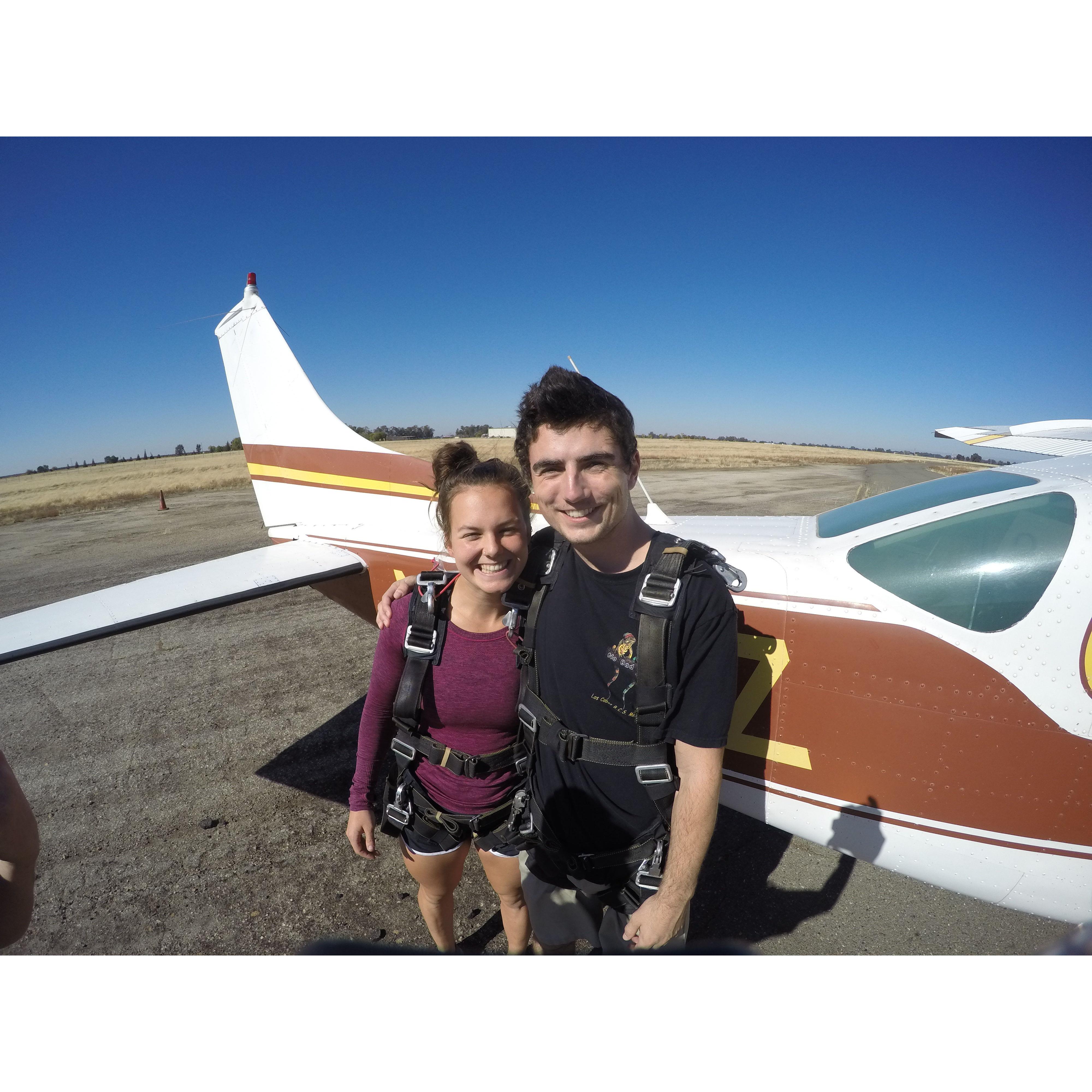 Emily's first skydive :)