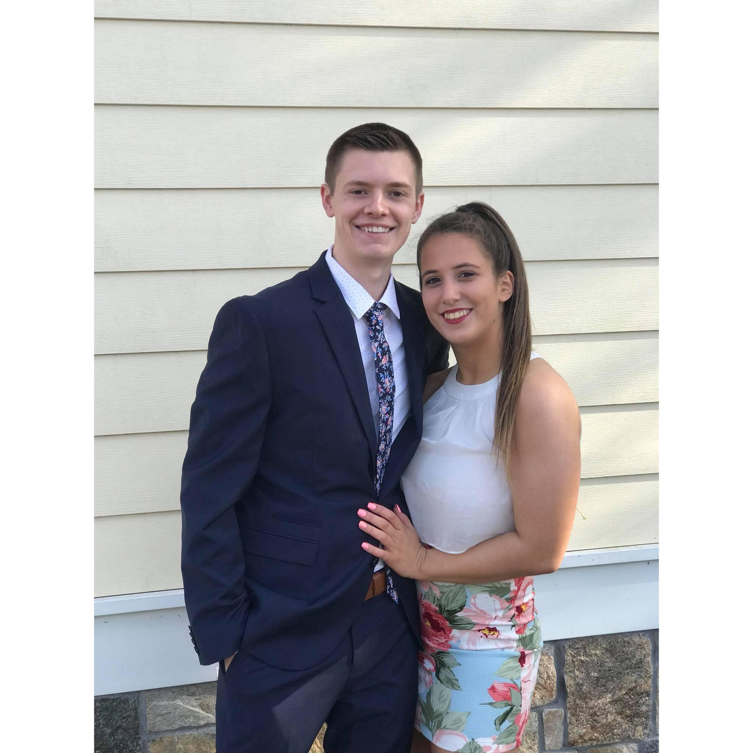 The first sorority formal Brett and Lizzy went to