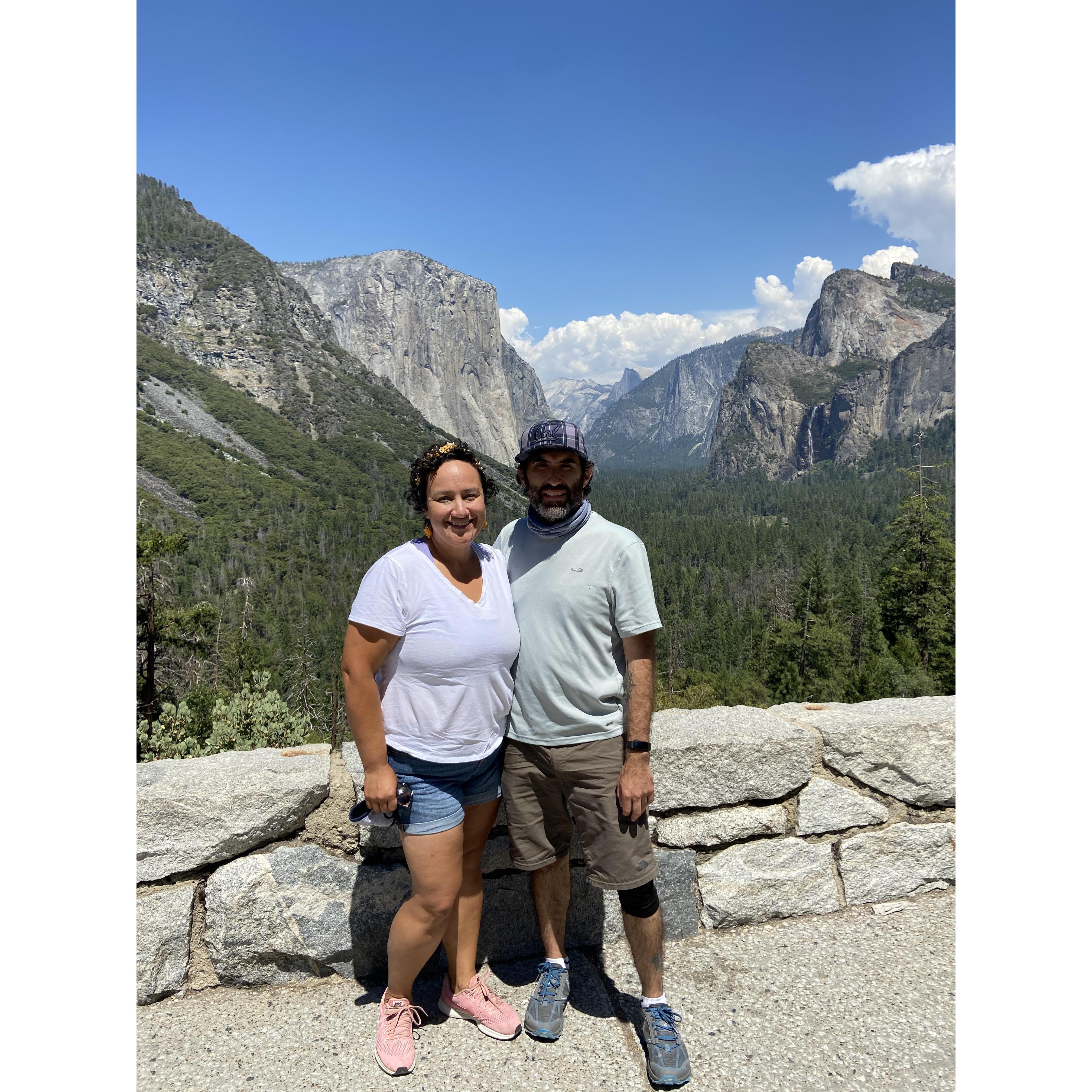 Yosemite National Park: Our first camping trip together in July 2020. We had an epic weekend and discovered that we made a great team. Since then we have visited 15 National Parks together.