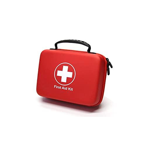 Compact First Aid Kit (228pcs) Designed for Family Emergency Care. Waterproof EVA Case and Bag is Ideal for The Car, Home, Boat, School, Camping, Hiking, Office, Sports. Protect Your Loved Ones.