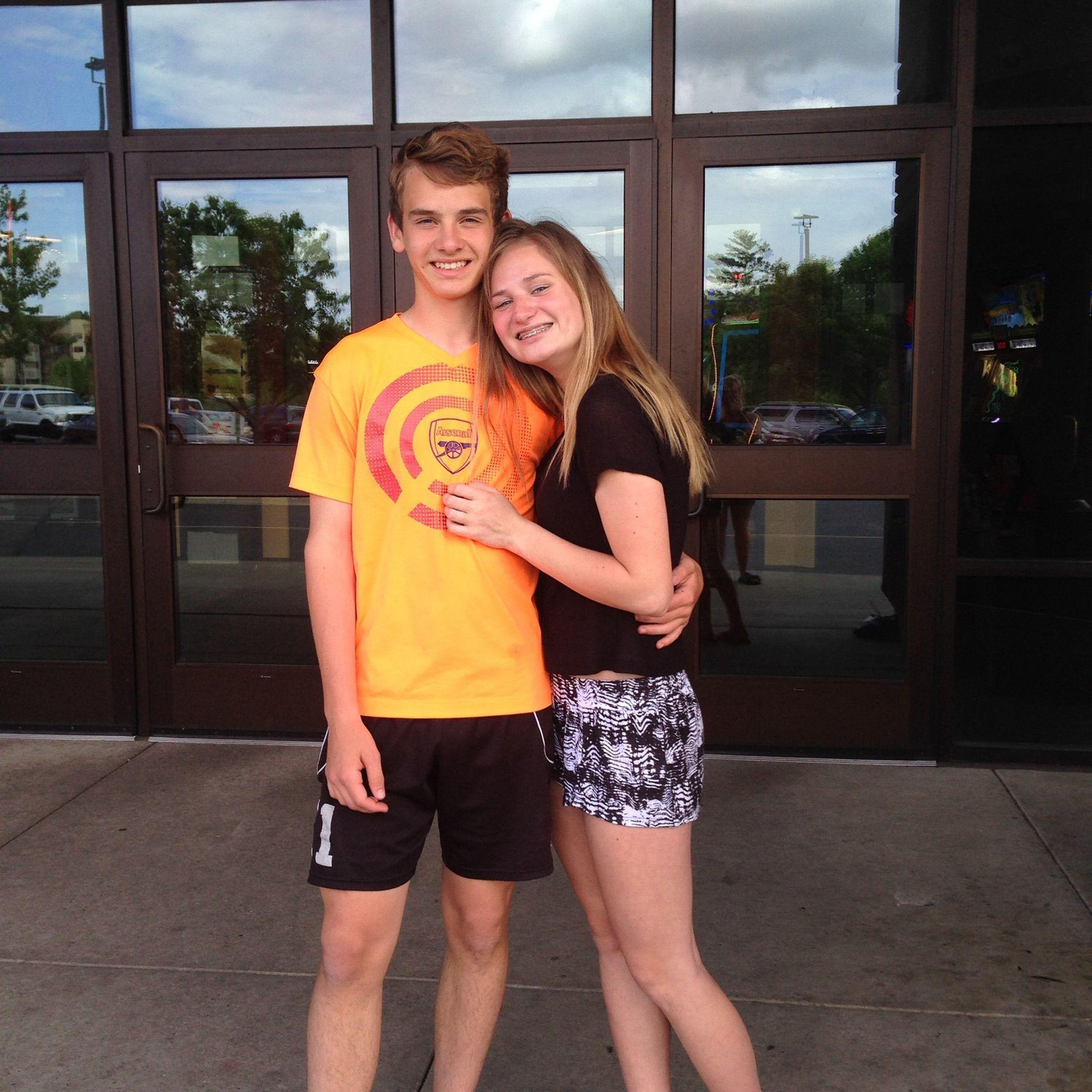 One of our first vacations together - Wisconsin Dells - 2015