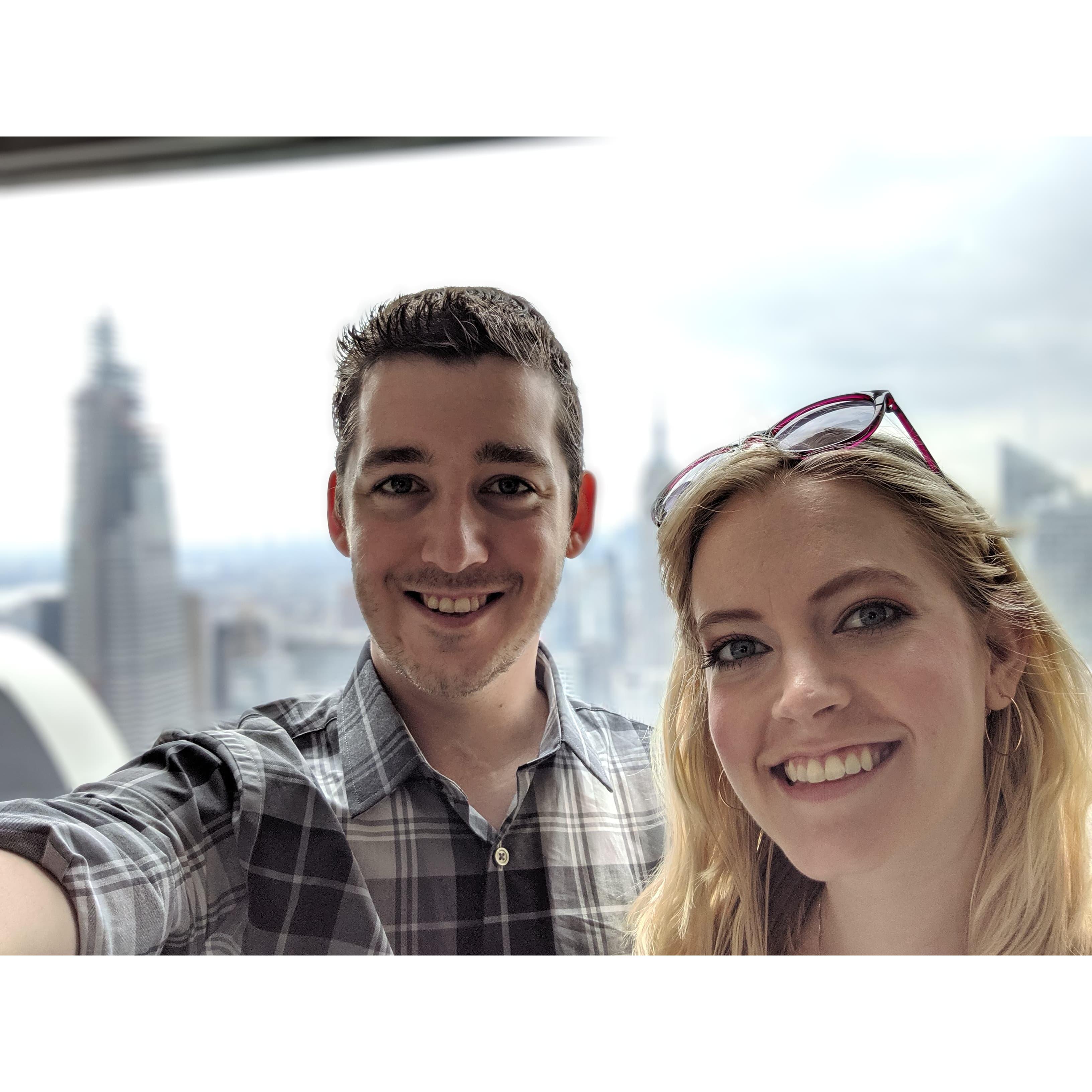 Our first trip to New York together.