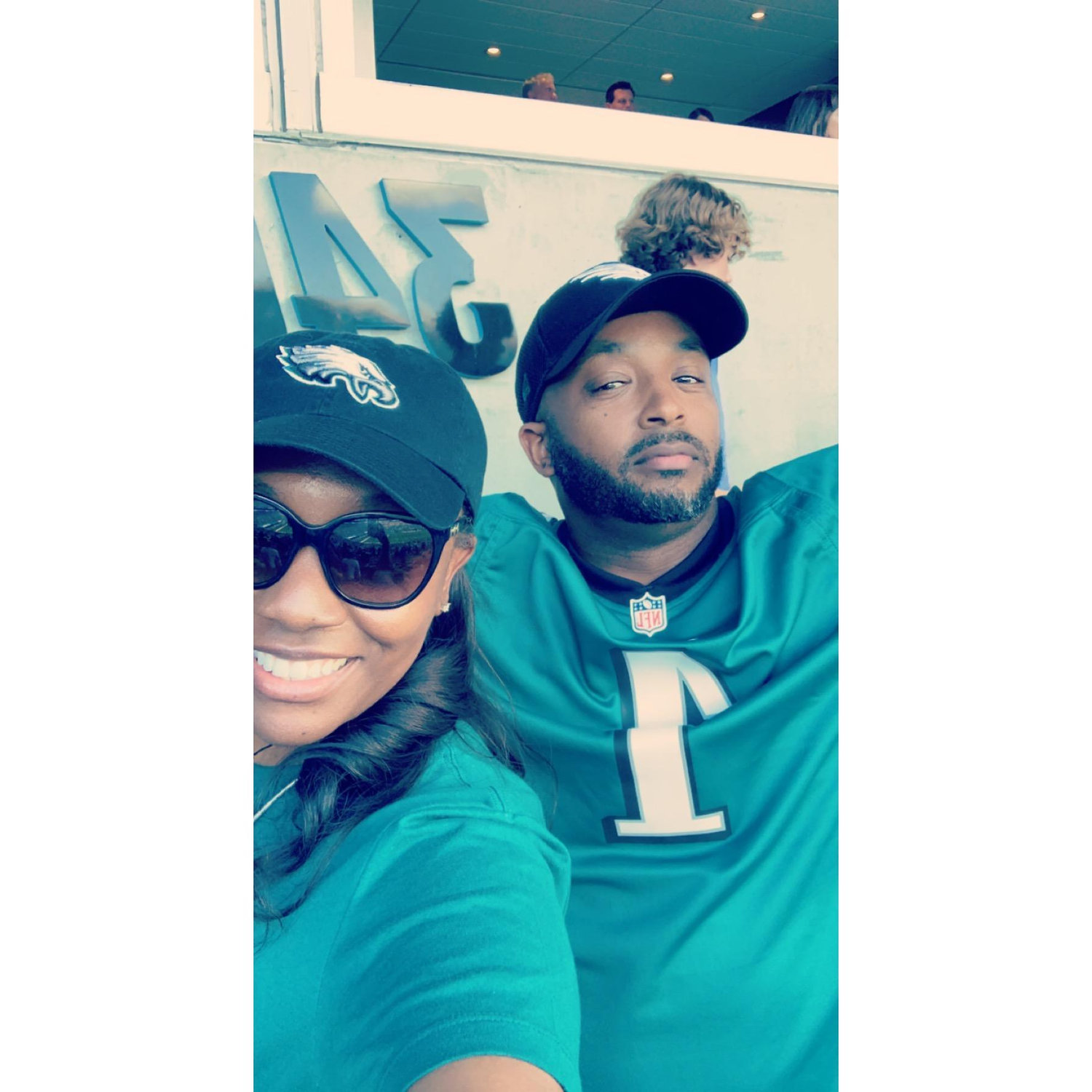 October 10, 2021- Philadelphia Eagles vs Carolina Panthers in Charlotte. Eagles won!