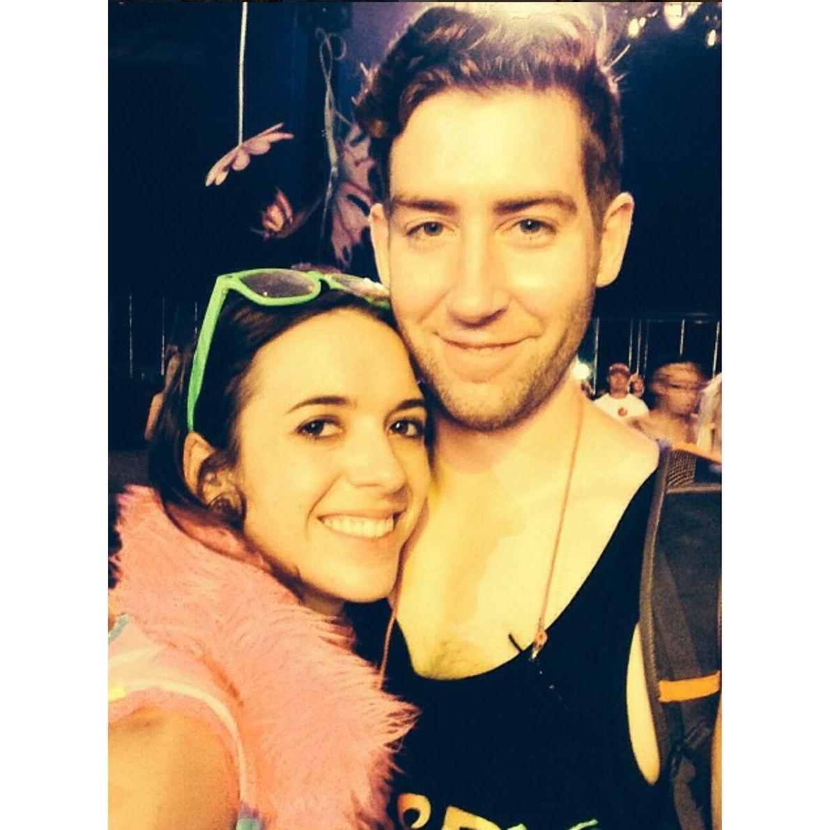 At a music festival in Georgia in 2013
