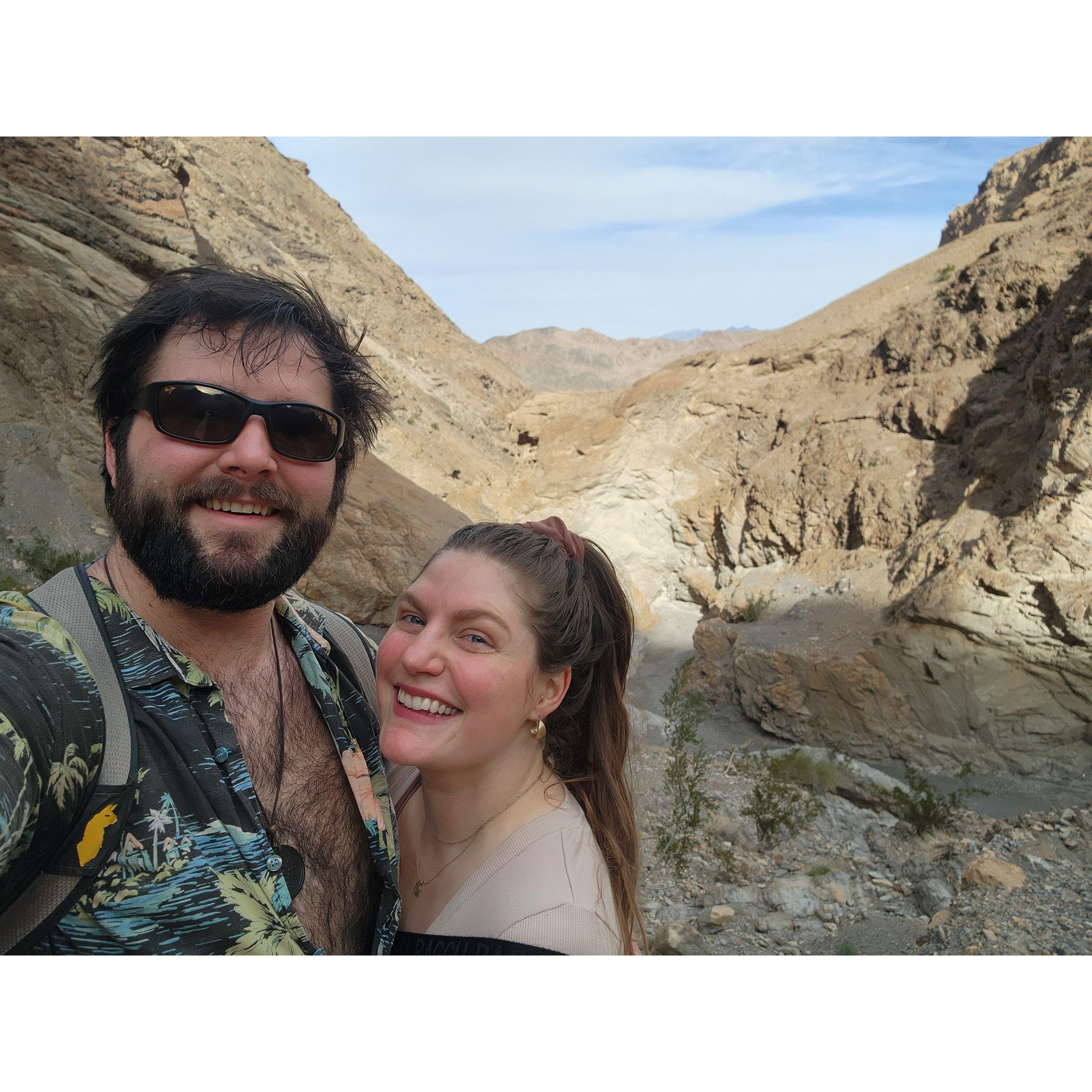 Hiking around the Mojave Desert