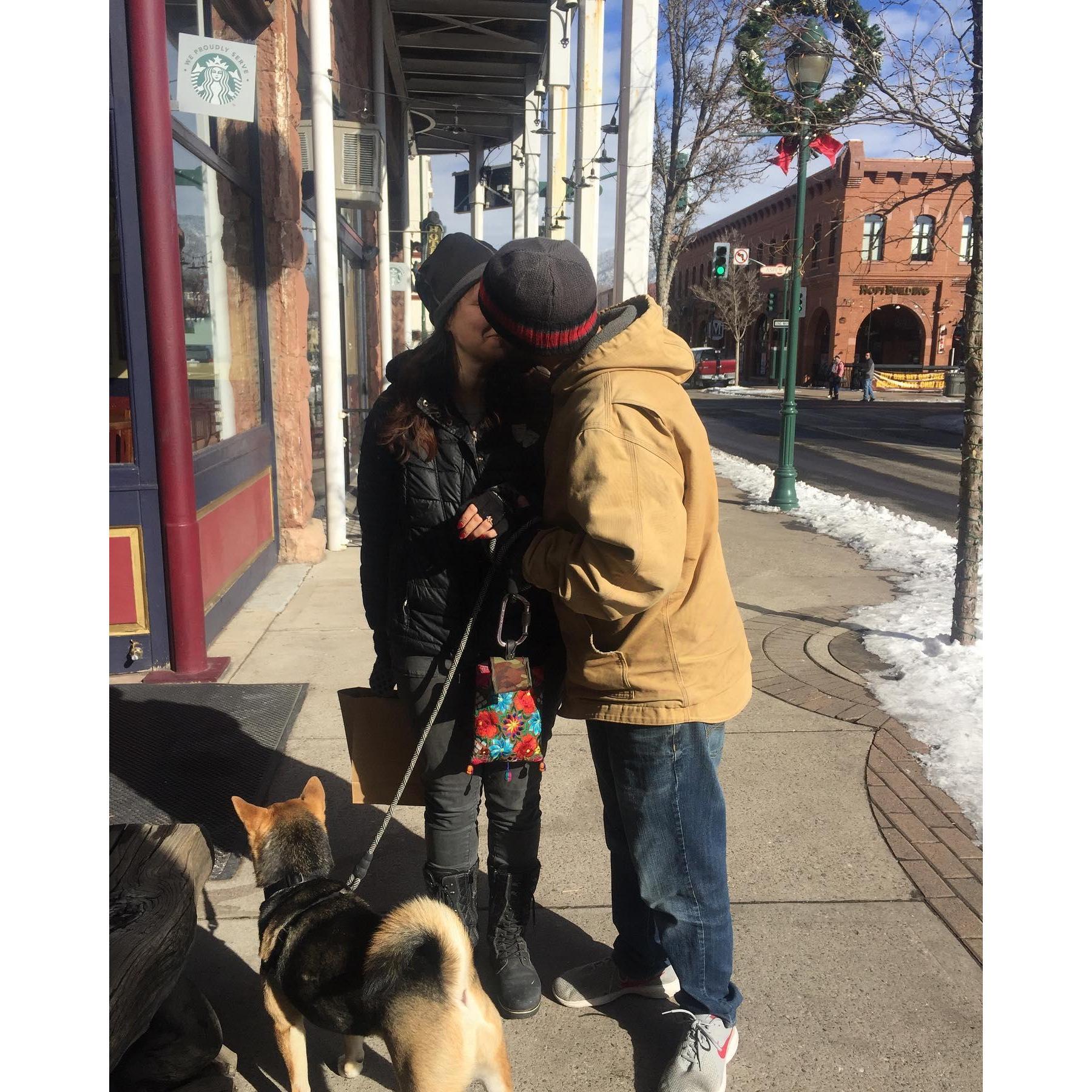 The day we got engaged! December 30th, 2019 Flagstaff, AZ