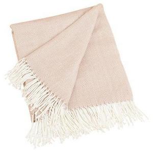 Saro Lifestyle - Camel Herringbone Throw (50"X60")