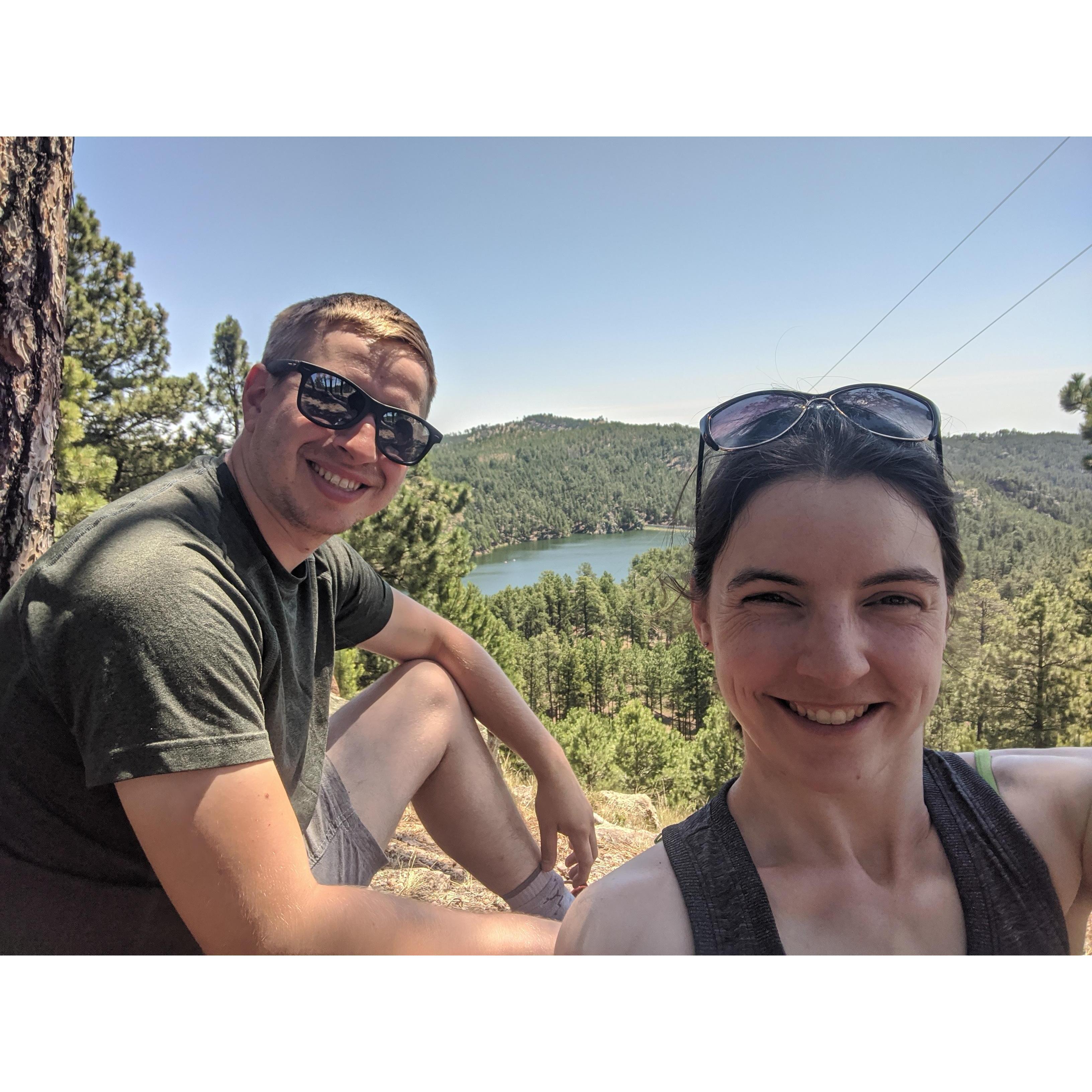 Hiking in Custer State Park, SD