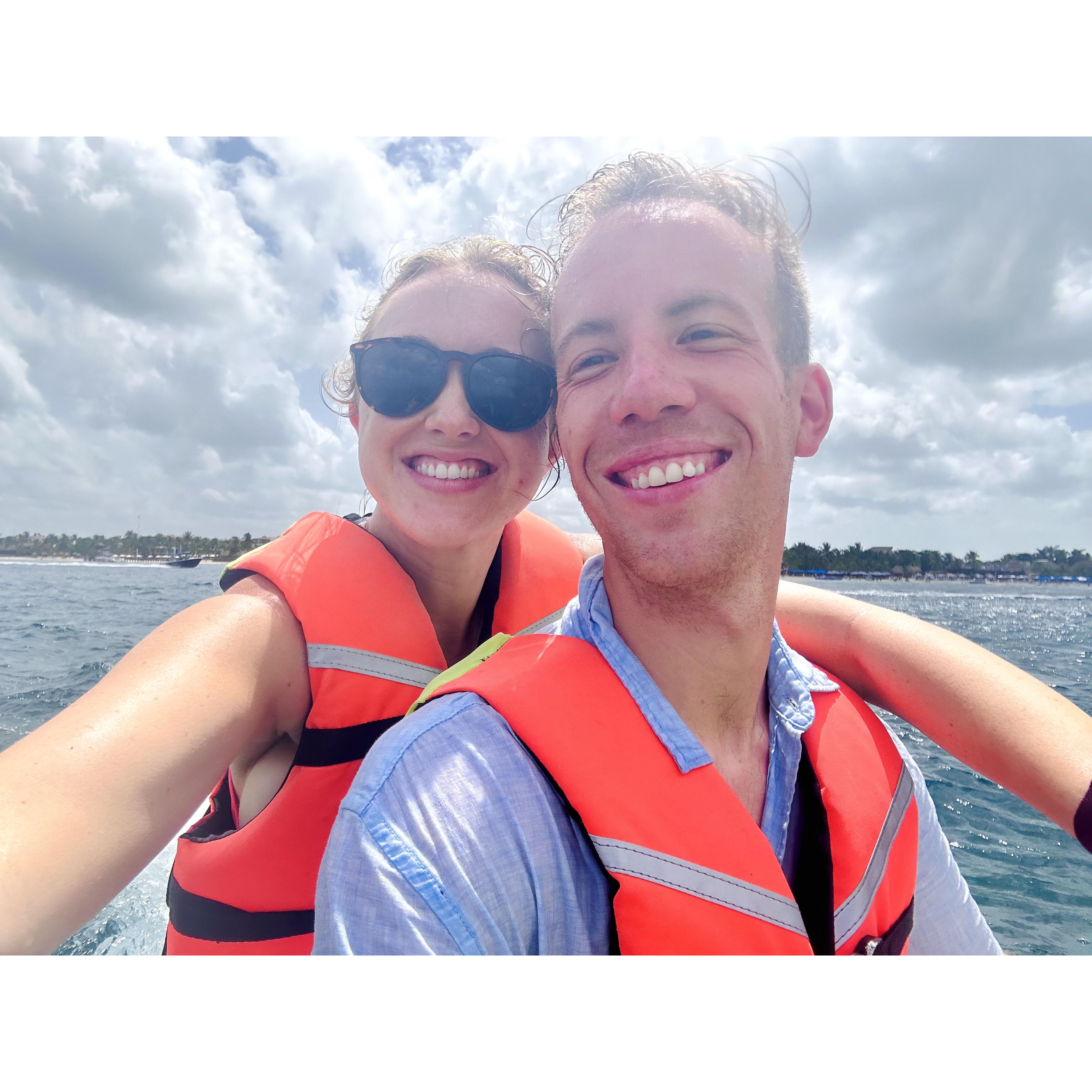 Jet skiing in Mexico!