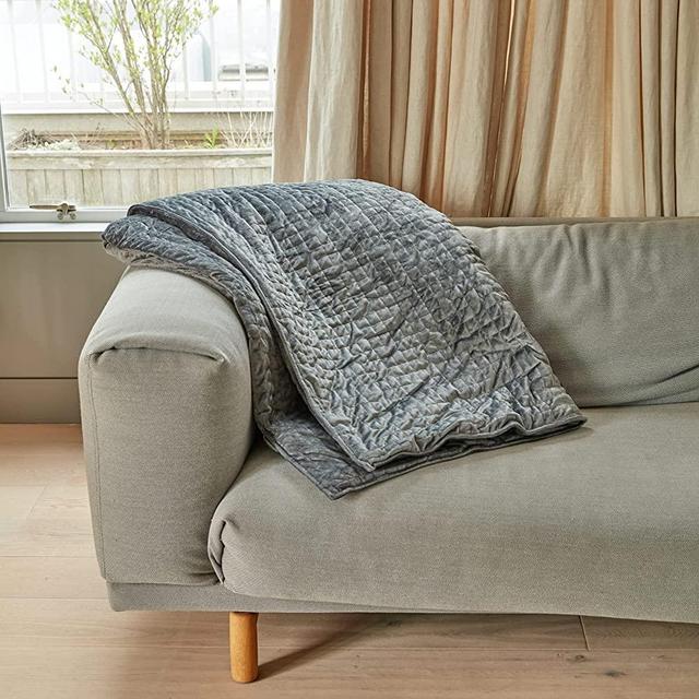 Gravity Blanket - 20 lbs Grey 48"x72" Twin/Single - The Original Weighted Blanket for Sleep - Premium Weighted Blanket with Washable Removable Microfiber Duvet Cover