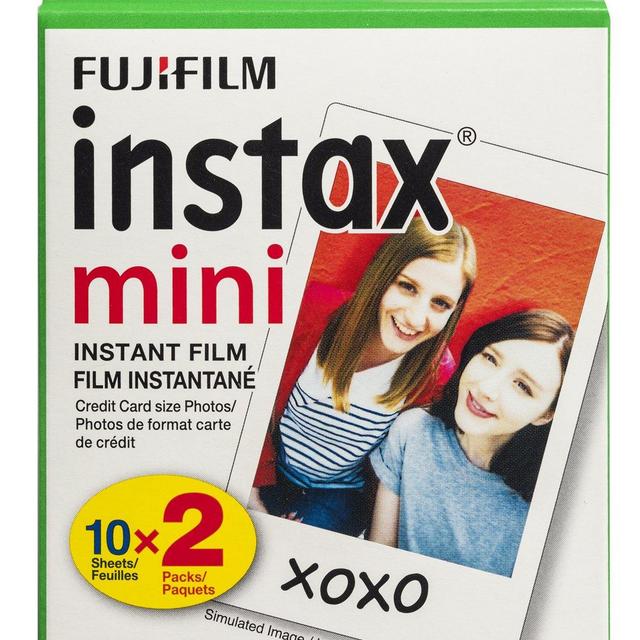 Fujifilm Instax Mini Instant Film Twin Pack (White)