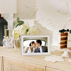 Aura Frames, Carver Mat Digital Photo Frame | Zola