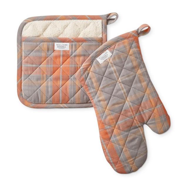 Plymouth Plaid Oven Mitt & Potholder