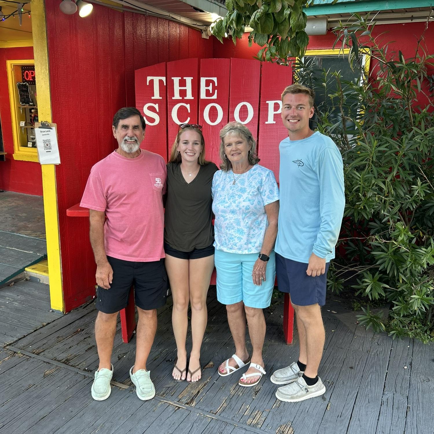 With our favorite people at the beach