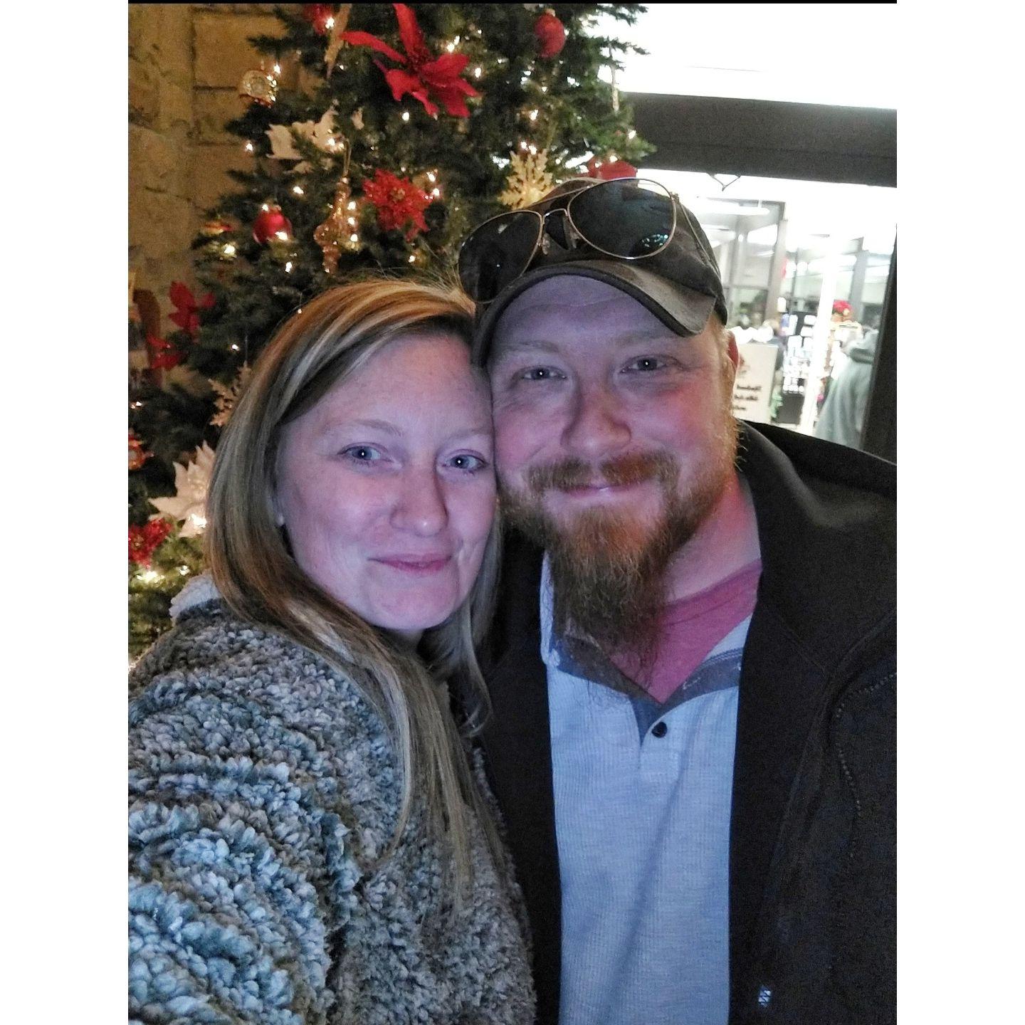 Kristy & Shannon's first picture they took together on their 3rd date at Ave Maria Grotto