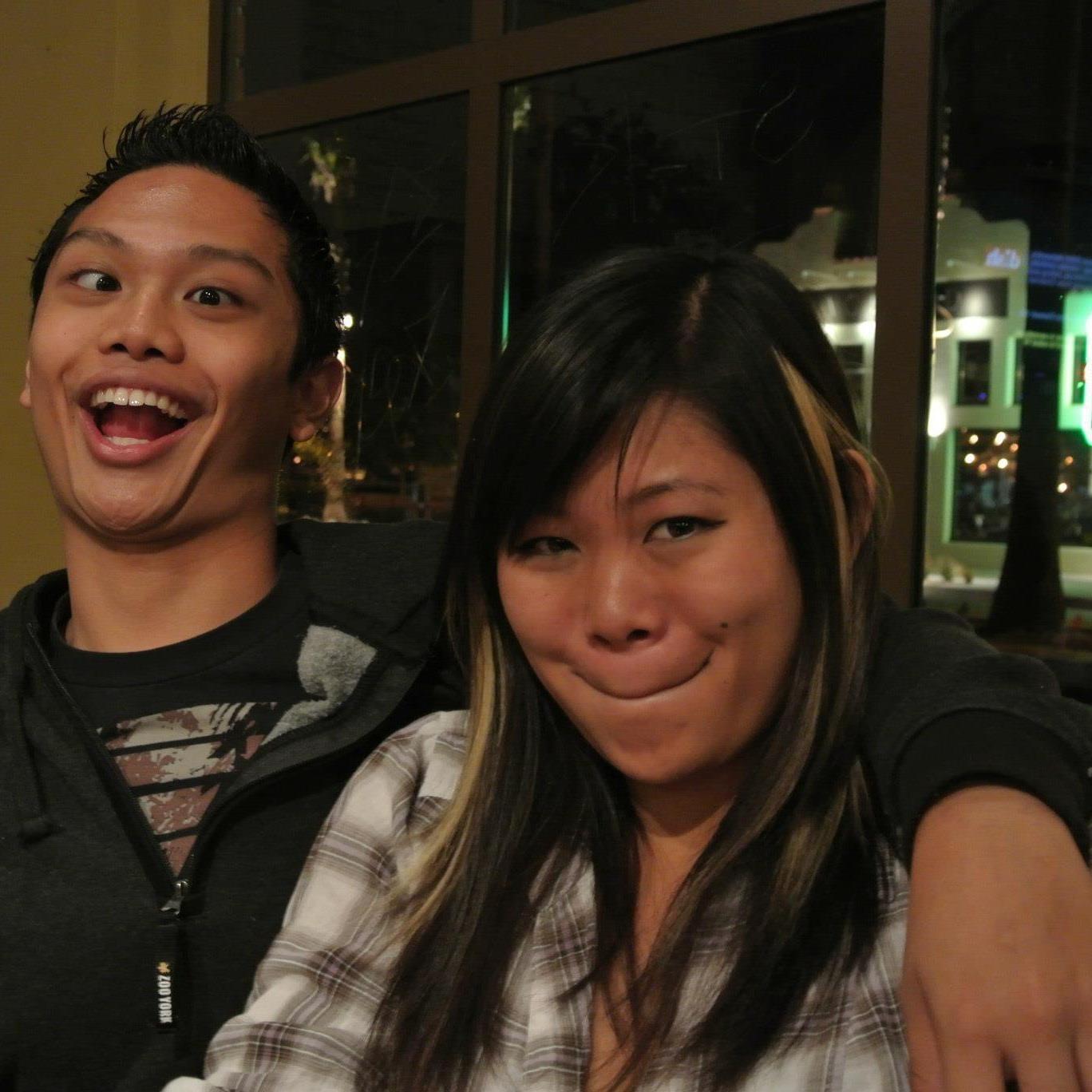 Our go-to faces for photos when we first started dating. This is one of the first photos taken of us in 2011