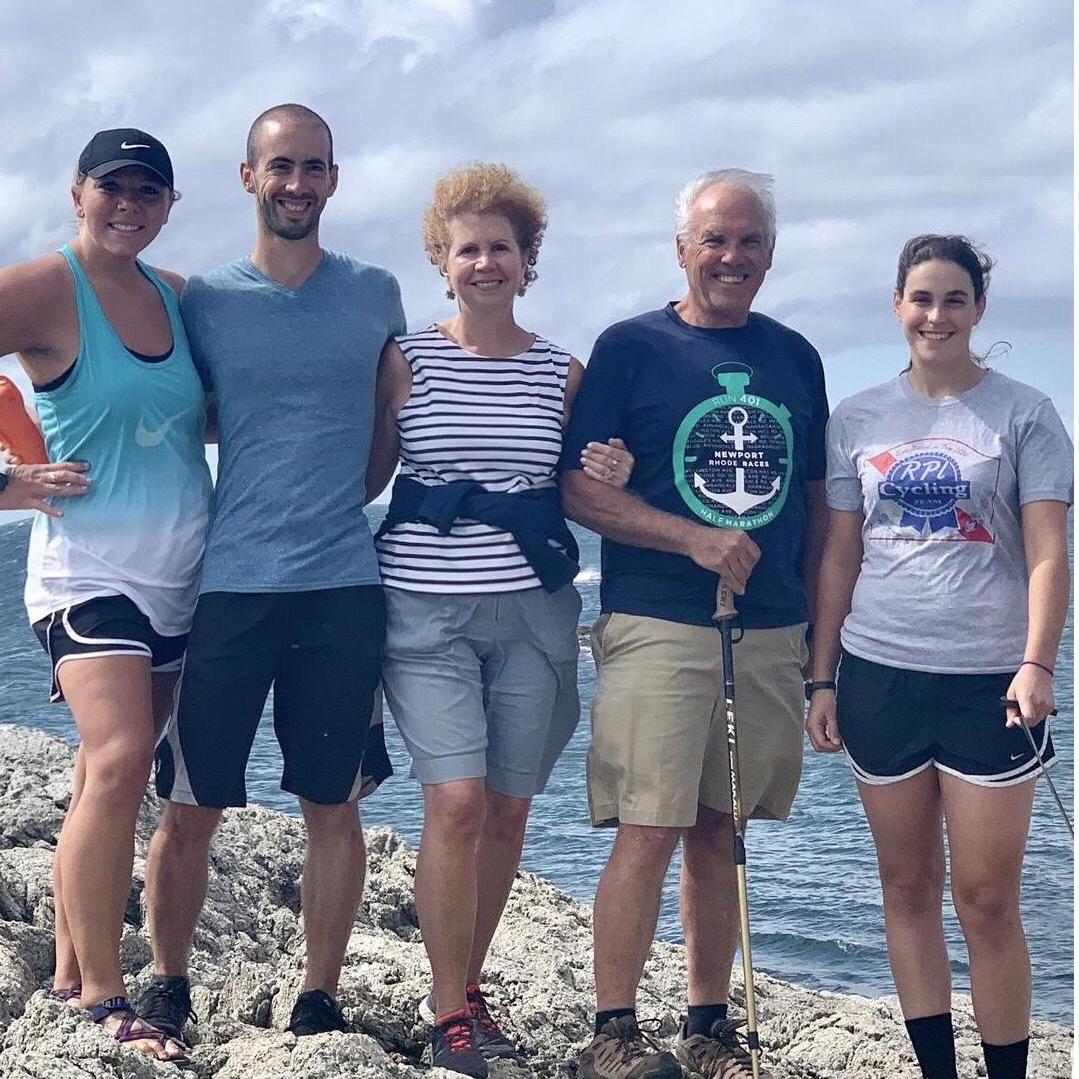 With the Rusch family in Newport, RI
