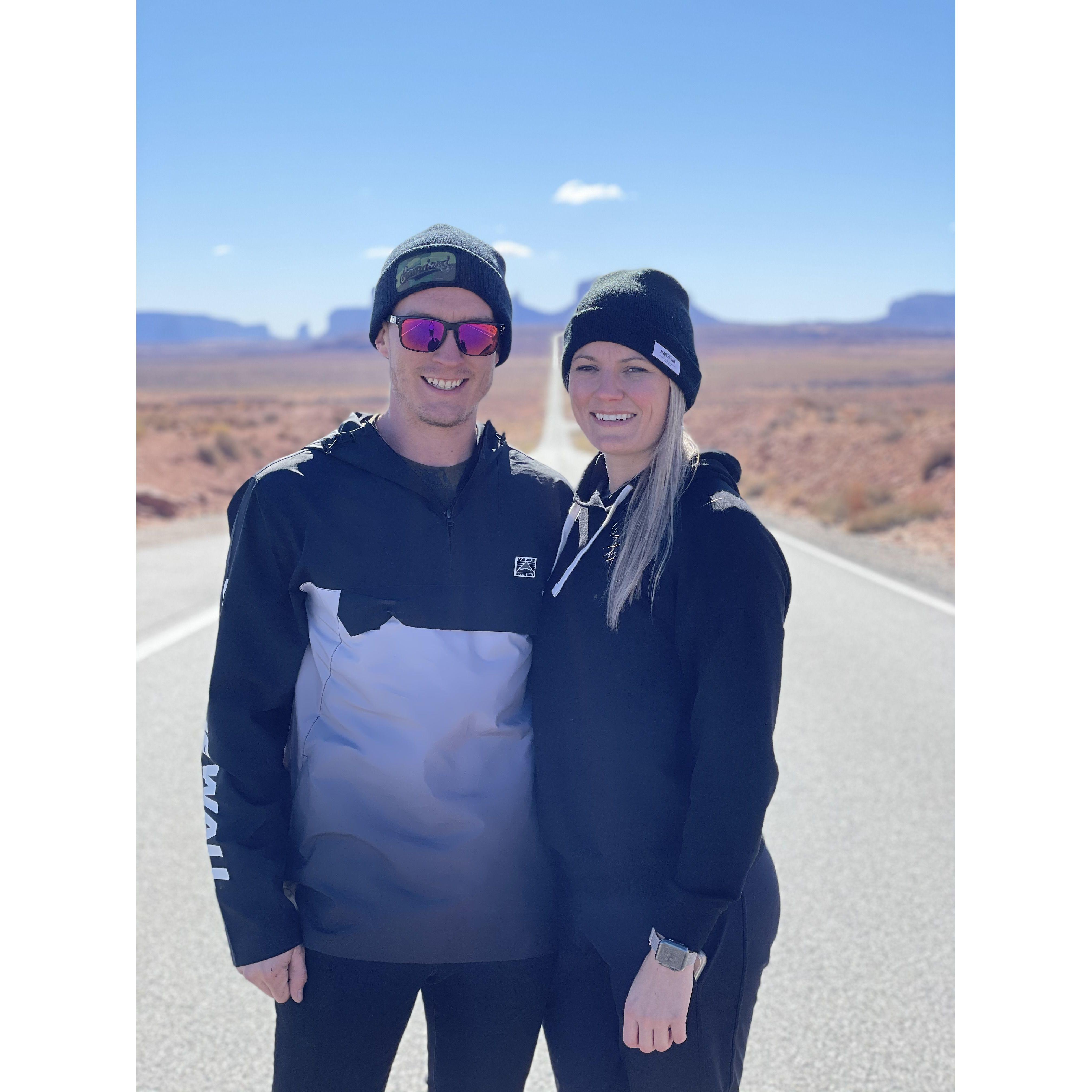 Monument Valley, Arizona (Forest Gump Hill)