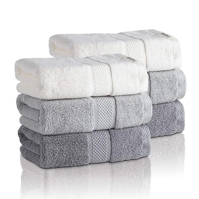 Sticky Toffee Terry Cotton Washcloths Set for Bathroom, 4 Pack, Soft and  Absorbent, Face Cloths, Fingertip Towels, 500 GSM, 13 in x 13 in, Blue 