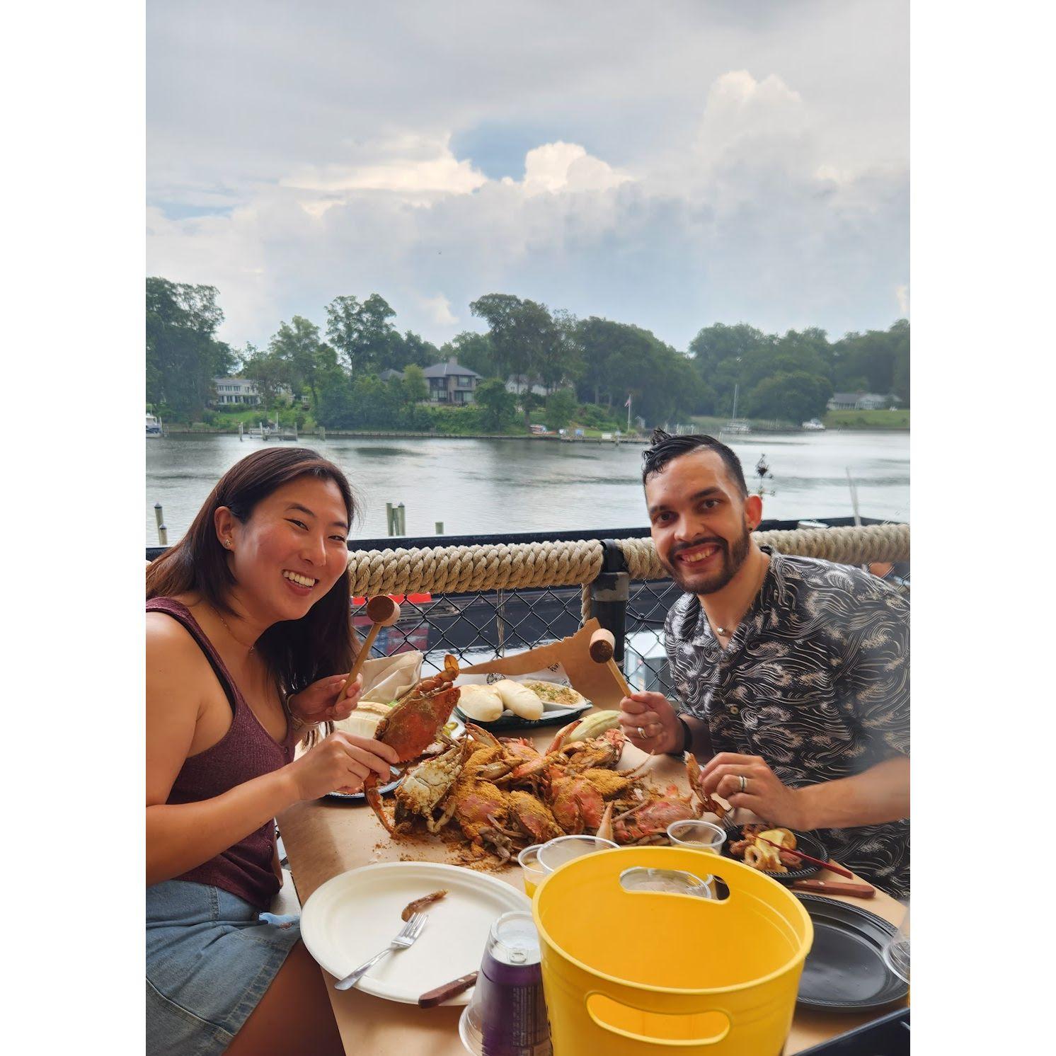Going to get Maryland blue crabs for my birthday.