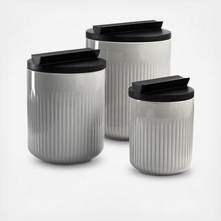 Hotel Collection - Modern Porcelain Canister Set