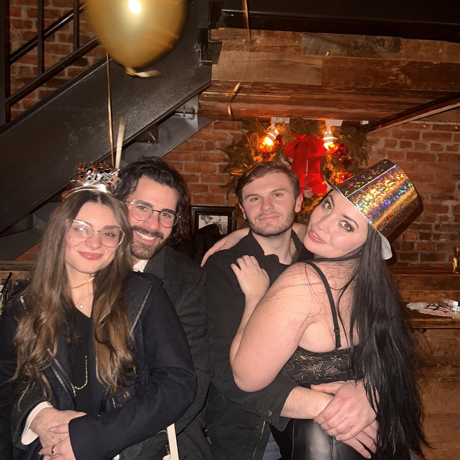 New Years 2025 night out with Konnor and Izabella’s friends !