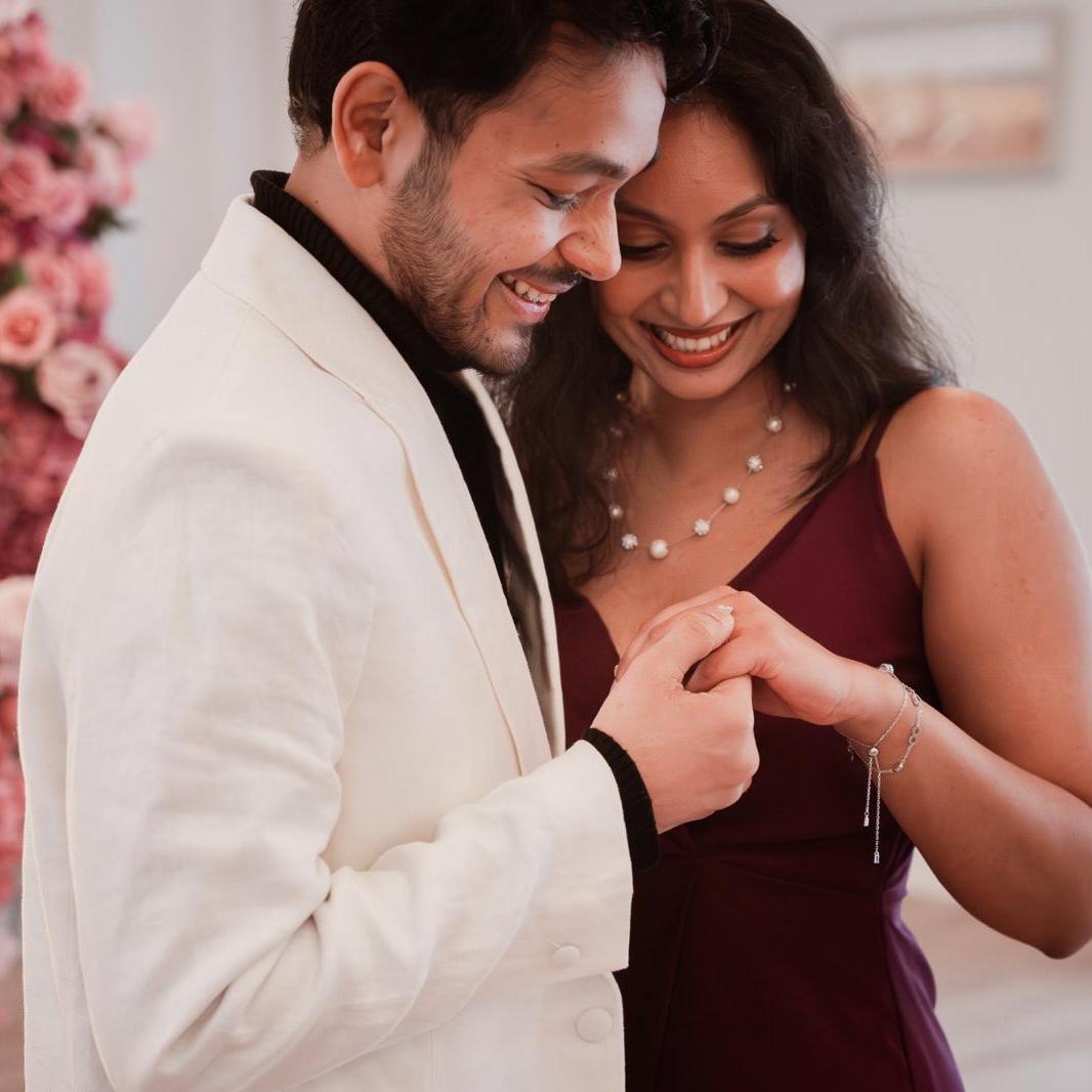 The day I asked her to marry me — and she said yes with the biggest smile! 💍❤️