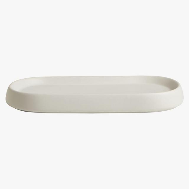 White Mayer Ceramic Tray