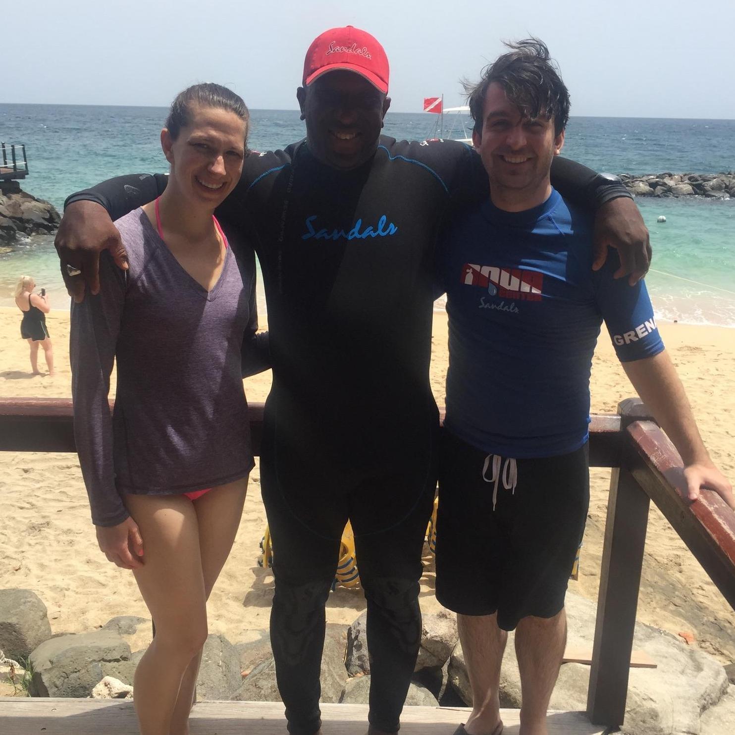 SCUBA certified! Hoping for many more dives in our life