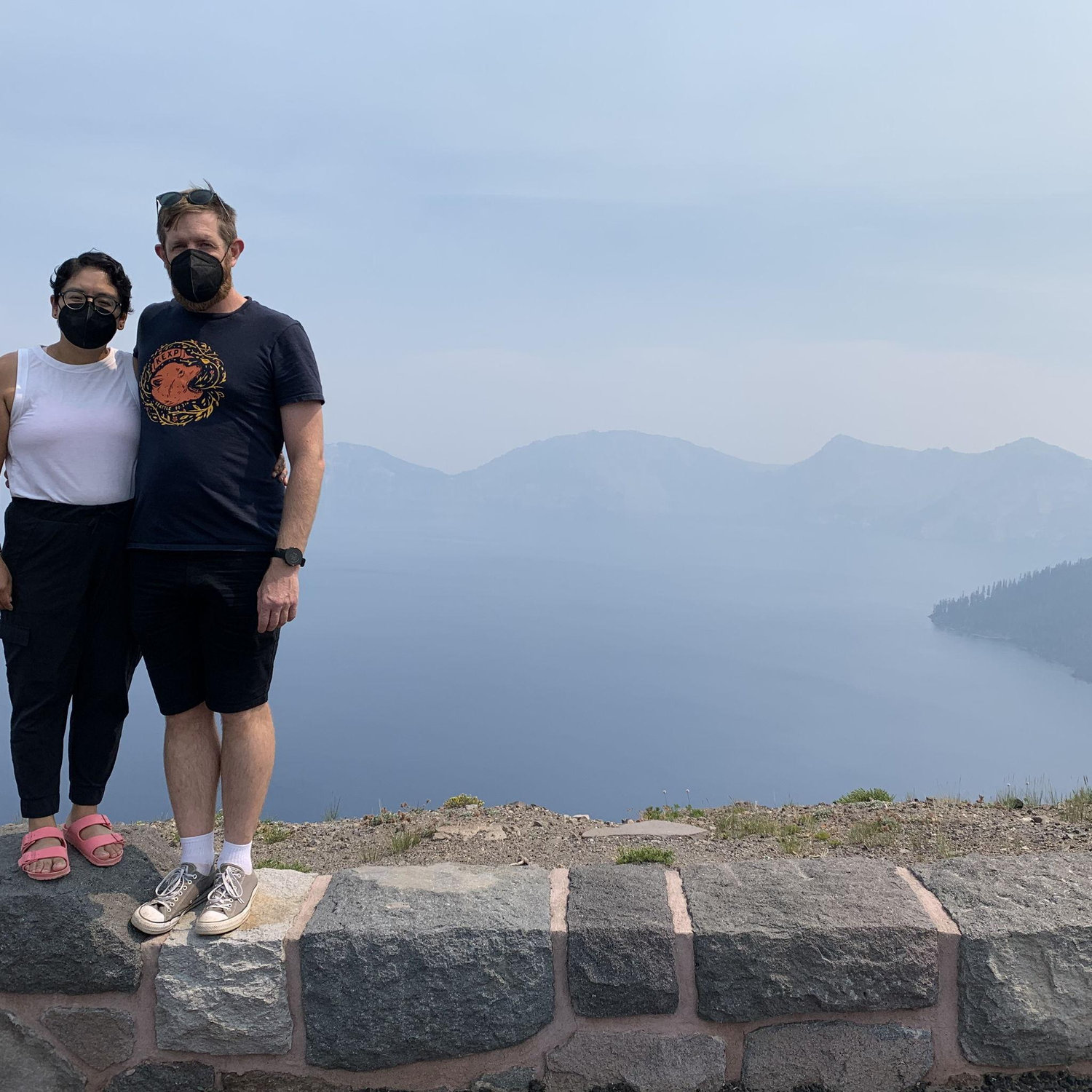 Crater Lake during COVID roadtrip