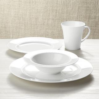 White Pearl 4-Piece Place Setting, Service for 1
