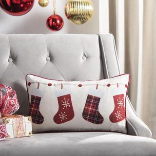 Holly Jolly Throw Pillow