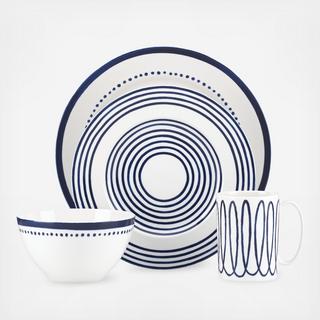 Charlotte Street 4-Piece Place Setting, Service for 1